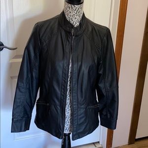 Women’s faux leather jacket